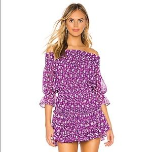 Misa Los Angeles Marisol Dress in Purple Floral